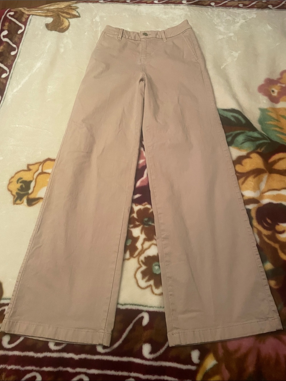 RW & Co. Wide Leg Women’s Jeans - Beige Size 28